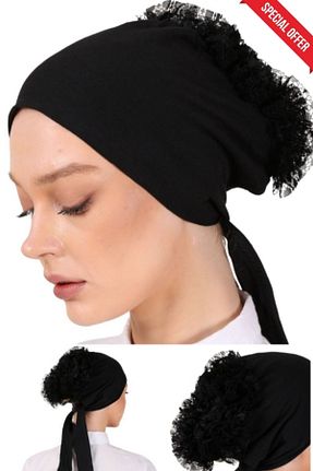 کلاه شنای حجاب مشکی زنانه hijabchi - کد 822381842