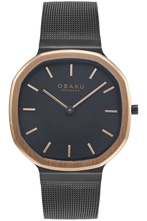 ساعت مچی مشکی مردانه 38 میلی متر Obaku - کد 827375840