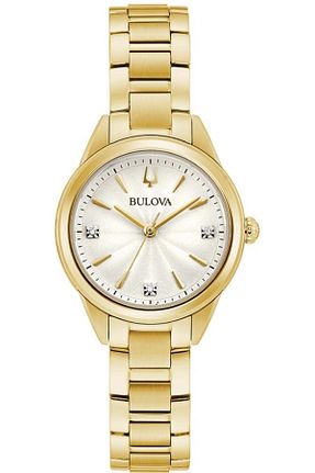 ساعت مچی طوسی زنانه 26-30 میلی متر Bulova - کد 777667531