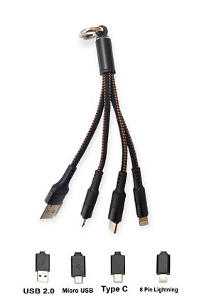 کابل شارژر مشکی KYLE XM - کد 803672611
