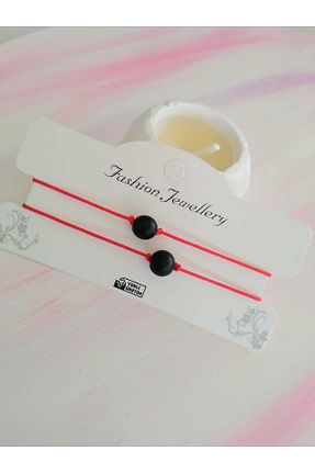 دستبند جواهر مشکی زنانه فلزی nasclaycollection - کد 337420870