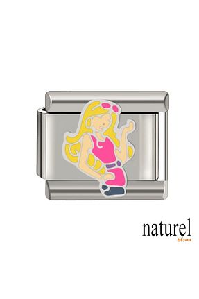 دستبند استیل (فولاد) صورتی زنانه استیل (فولاد) Naturel Tılsım - کد 794706942