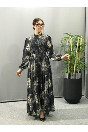 لباس نباتی زنانه تریکو پنبه - پلی استر راحت آستین-بلند کد 811461814