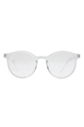 عینک محافظ نور آبی سفید زنانه 52 پلاستیک پلاستیک کد 322499758