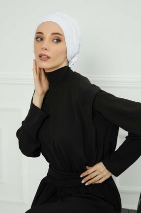 کلاه شنای اسلامی سفید زنانه کد 723386827