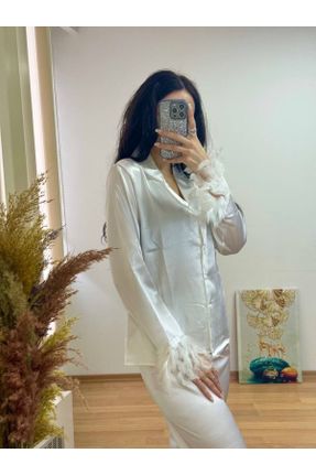 ست لباس راحتی سفید زنانه کد 830141360