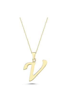 گردنبند طلا طلائی زنانه 14 عیار Online Takı - کد 690612291