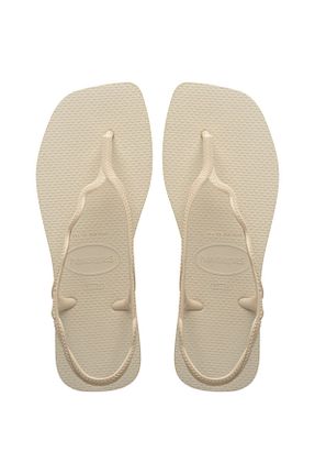دمپائی بژ زنانه پاشنه تخت Havaianas - کد 821357928