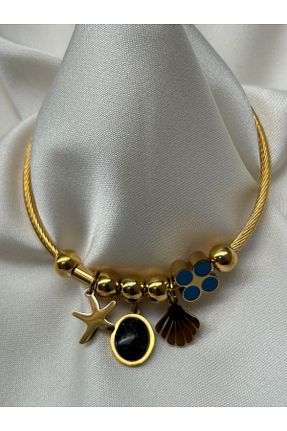 دستبند استیل (فولاد) طلائی زنانه استیل (فولاد) Accessories - کد 844302700