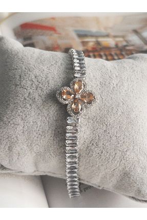 دستبند استیل (فولاد) نارنجی زنانه استیل (فولاد) Siya Silver - کد 844126699