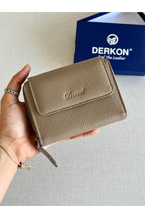 کیف پول قهوه ای زنانه ابعاد کوچک Derkon - کد 844304815