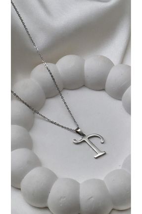 گردنبند استیل ( فولاد ) سفید زنانه استیل (فولاد) Accessories - کد 844305444