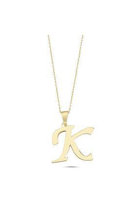 گردنبند طلا طلائی زنانه 14 عیار Online Takı - کد 673936841
