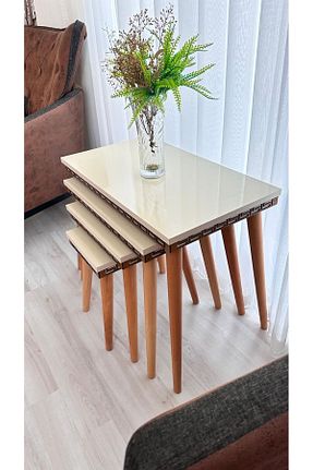 میز عسلی بژ MDF Dekor - کد 844410735