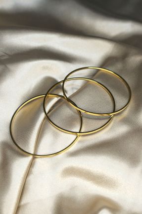 دستبند استیل طلائی زنانه استیل ضد زنگ کد 773889262