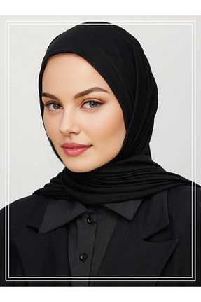شال مشکی زنانه ویسکون Lerra - کد 346433014