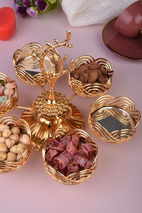 ست پذیرائی طلائی 1 پارچه AVMSTORE - کد 793490131