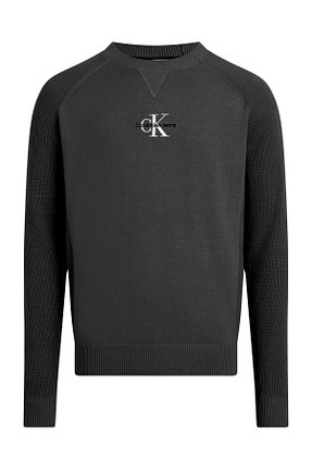 پلیور مشکی مردانه ساده Calvin Klein - کد 843267240