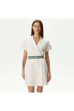 لباس سفید زنانه بافتنی رگولار آستین-کوتاه کد 820295325