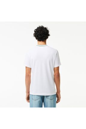 تی شرت سفید مردانه رگولار یقه گرد کد 827629259