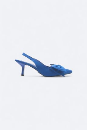 کفش استایلتو آبی پاشنه نازک پاشنه متوسط ( 5 - 9 cm ) کد 831883553