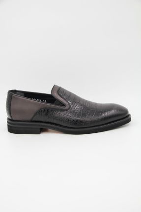 کفش کلاسیک مشکی مردانه چرم طبیعی پاشنه کوتاه ( 4 - 1 cm ) پاشنه ساده کد 775452685
