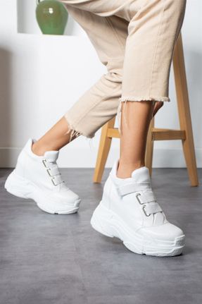 کفش پاشنه بلند پر سفید زنانه پاشنه کوتاه ( 4 - 1 cm ) پاشنه پر کد 73183675