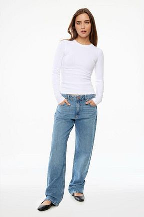 بادی سفید زنانه یقه دوچرخه Butik - کد 795985900