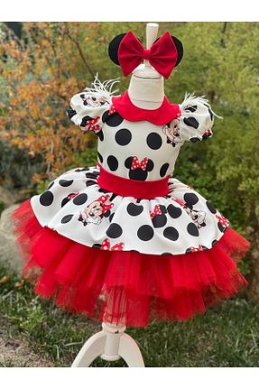 لباس قرمز بچه گانه بافتنی ADA ANNE ÇOCUK MODA - کد 367147076