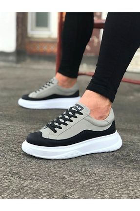 کفش پیاده روی طوسی زنانه چرم مصنوعی MokaShopin - کد 844478675
