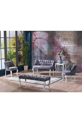 ست مبلمان چای خوری طوسی EnfigA - کد 6672211