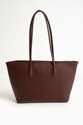 کیف دوشی زرشکی زنانه چرم مصنوعی Mybag - کد 823392343