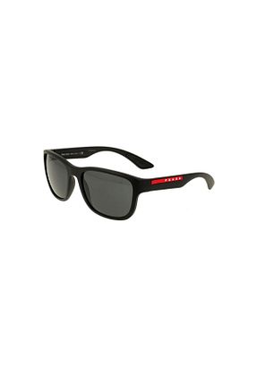 عینک آفتابی مشکی مردانه UV400 Prada - کد 844576162