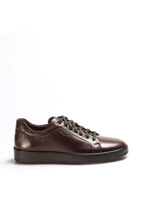 کفش کژوال قهوه ای مردانه چرم طبیعی پاشنه کوتاه ( 4 - 1 cm ) پاشنه ساده کد 111653997