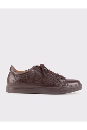 کفش کژوال قهوه ای مردانه چرم طبیعی پاشنه کوتاه ( 4 - 1 cm ) پاشنه ساده کد 1307981