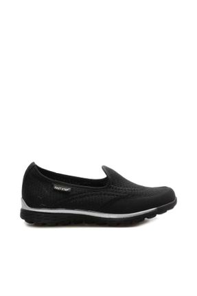 کفش کژوال مشکی زنانه پارچه نساجی پاشنه کوتاه ( 4 - 1 cm ) پاشنه ساده کد 188061018