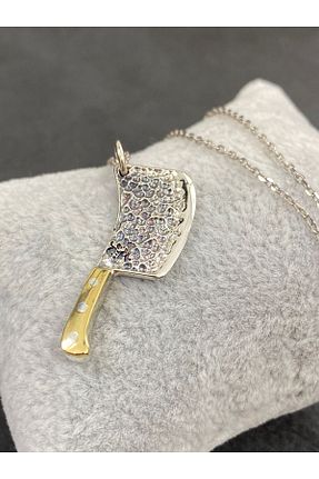 گردنبند نقره سفید زنانه 925 عیار Nayla Jewellery - کد 844546566