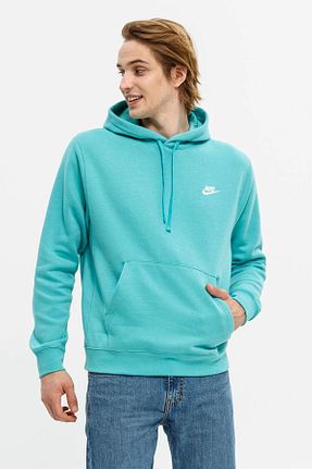 سوئیشرت اسپرت آبی مردانه کلاه دار Nike - کد 444434565