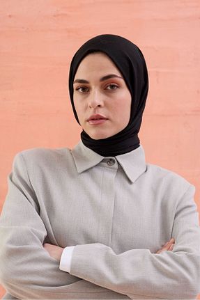 شال مشکی زنانه پنبه ای Cardion - کد 839224421