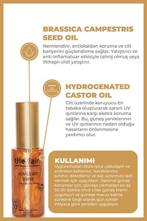 کرم ضد آفتاب بدن SPF 50 + The Fair - کد 835875159