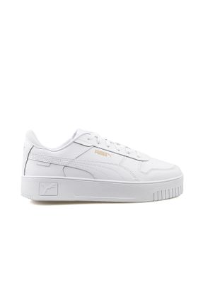 کفش اسنیکر سفید زنانه بند دار Puma - کد 844579807