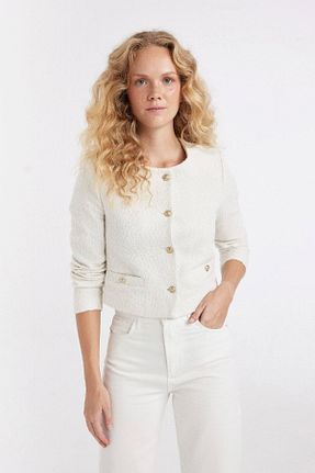 کت بلیزر نباتی زنانه Blazer Defacto - کد 844447972