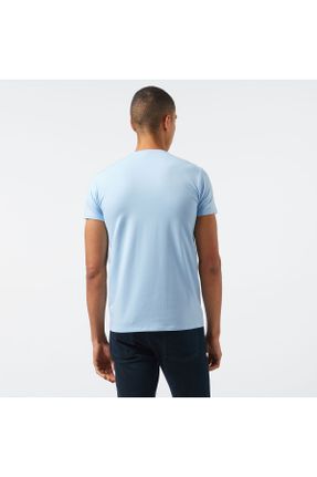 تی شرت آبی مردانه رگولار یقه گرد کد 660429764