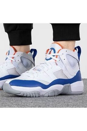 کفش بسکتبال سفید مردانه پارچه ای Nike - کد 844749642