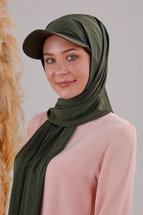 کلاه شنای حجاب خاکی زنانه Melodi Scarf - کد 844616130