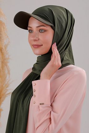 کلاه شنای حجاب خاکی زنانه Melodi Scarf - کد 844616130
