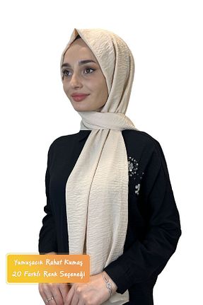 شال بژ زنانه پنبه ای Eflatun - کد 824889639
