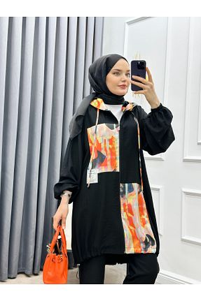 ست بالاتنه و پائین تنه حجاب مشکی زنانه رگولار bezenstore - کد 844662030