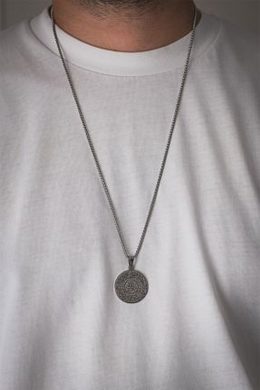 گردنبند استیل ( فولاد ) استیل (فولاد) LeatherBold - کد 844764542