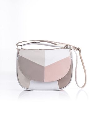 کیف پستچی صورتی زنانه چرم خالص fubileather - کد 844752290